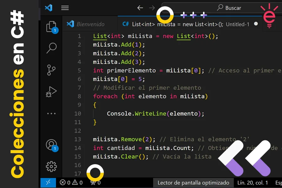 Colecciones en C#: explorando Listas, HashSet y Dictionary