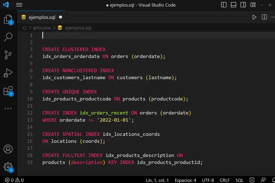 ¿Cuáles son los diferentes tipos de índices en SQL Server y cuándo usar ...