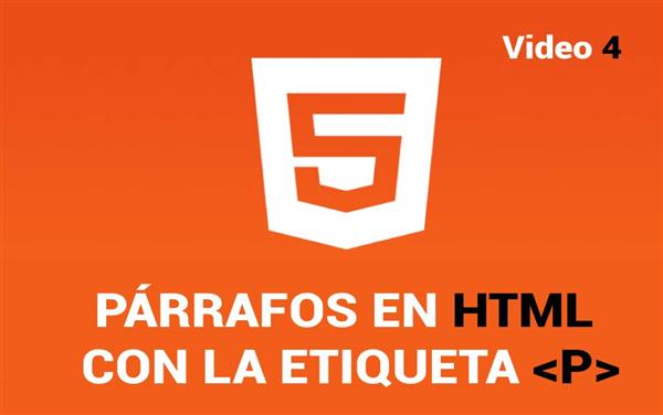 Párrafos en HTML con la etiqueta <p>