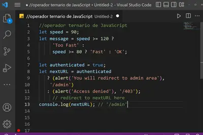 Cómo usar los operadores ternarios de JavaScript 