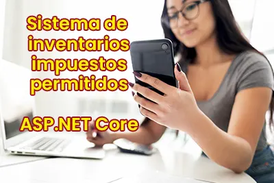 Código fuente del sistema de inventarios con ASPNET Core (módulo impuestos)