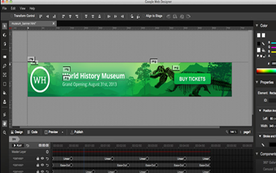 Google lanza  Web Designer, una herramienta para crear anuncios en HTML5