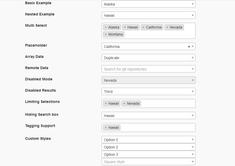 Introduction to jQuery select2 plugin